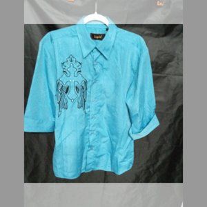 Men's Liquid 3/4 sleeve rolled